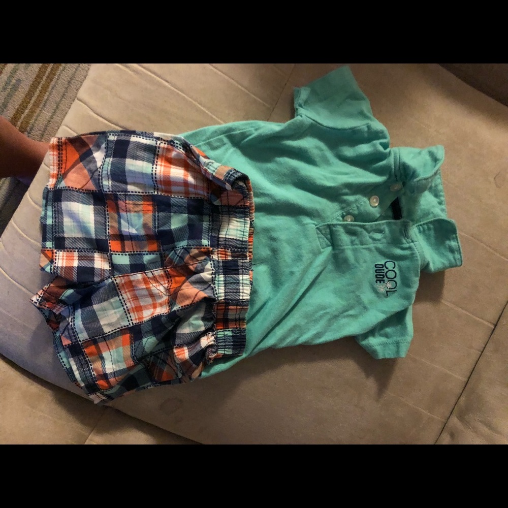 Baby boy short set